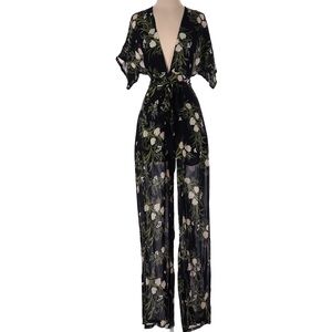 NWT Reformation Lemongrass Anastasia Jumpsuit sz 4